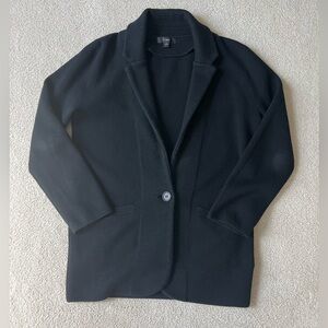 J Crew Sweater Blazer, black, size XXS extra extra small